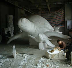 营口泡沫雕塑海龟